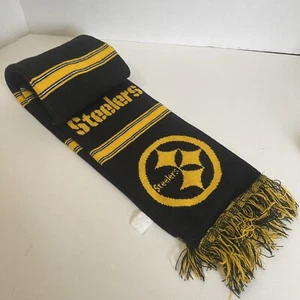 NFL Pittsburgh Steelers Bufanda de Invierno Talla Única Negro Amarillo - Imagen 1 de 4