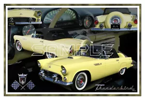 1955 Ford Thunderbird Poster Print - Foto 1 di 1