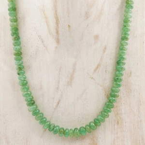 Lente cadena esmeralda aprox. 0,7 / 42 cm - Imagen 1 de 4