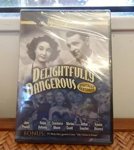 DELIGHTFULLY DANGEROUS ,DVD,NEW, JANE POWELL RALPH BELLAMY CONSTANCE MOORE - Picture 1 of 1