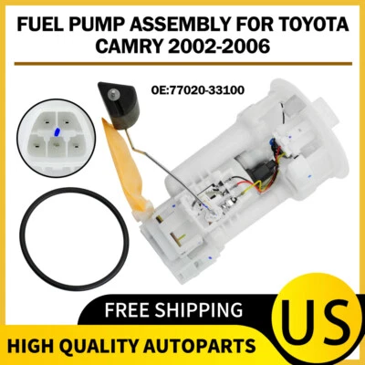 77020-33210 Fuel Pump Module Assembly 02-06 for Toyota Camry 2.4L 3.0L SP9158M - Image 1 of 4