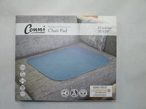 CONNI CHAIR PAD Absorbent, Waterproof, Reusable TEAL BLUE Large 51cm x 61cm NEW - Picture 1 of 5