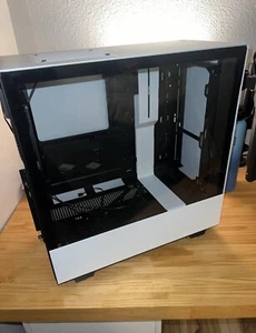 NZXT H500 Compact ATX Mid-Tower PC Gaming Case - White/Black - Photo 1/3
