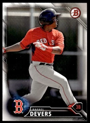 2016 Bowman Draft Picks & Prospects Rafael Devers Rookie Boston Red Sox #BD-143 - Image 1 of 2