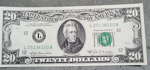$20 Dollars 1969 A Paper Bank Note s5 - Picture 1 of 4