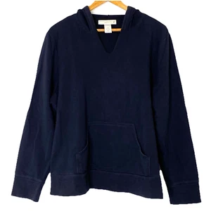 Venezia Sport Pullover Kapuze Oberteil V-Ausschnitt Hoodie Damen Größe 14/16 schwarz - Bild 1 von 7