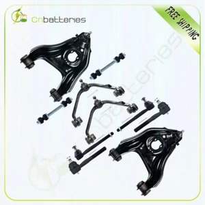 For Ford F-150 & F-250 RWD 10pcs Front Upper Lower Control Arms Tie Rods - Picture 1 of 11