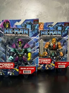 Bundle Of 2 Toys He-Man Master Of The Universe Power Attack - Picture 1 of 1