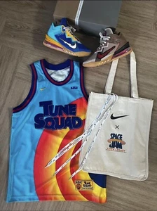 Nike TUNE SQUAD Lebron James Space Jam Jersey M, Sneakers 7, Tote Bag + Laces - Picture 1 of 6