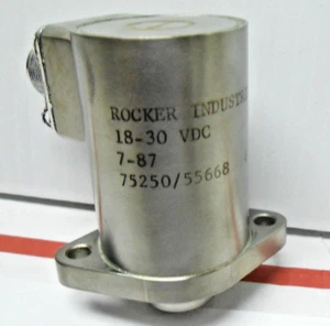 55668 ROCKER INDUSTRIES MAGNETRELAIS 18-30 VDC NEW OLD STOCK - Bild 1 von 6