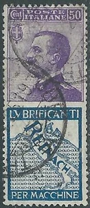 1924-25 REGNO PUBBLICITARI USATO REINACH 50 CENT - RB24-4 - Imagen 1 de 1