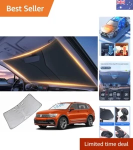 Foldable Windshield Sun Shade for Volkswagen Tiguan: Easy Storage & UV Blocking - Picture 1 of 8