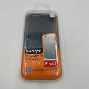 New Spigen Anodized Aluminum Fit Case For IPhone 6 Metal Slate
