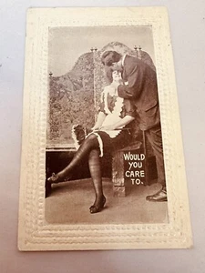 Postcard “Would You Care To”  Romance #794 - Picture 1 of 2