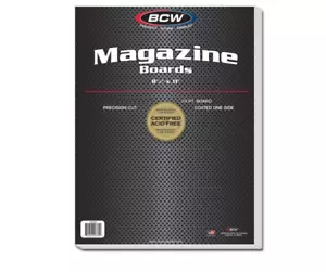 50 BCW Magazintafeln 8,5x11 Trägerplatte säurefrei Archivqualität - Bild 1 von 2