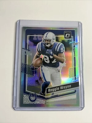2023 Panini Donruss Optic Reggie Wayne #80 Holo Silver Prizm Indianapolis Colts - Image 1 of 2