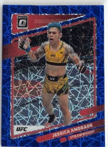 2022 Donruss Optic Jessica Andrade Blue Velocity Parallel Strawweight #51 - Picture 1 of 2