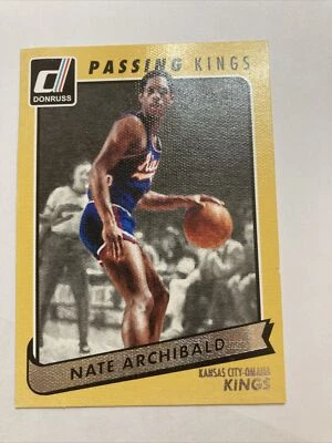 2015-16 Donruss Passing Kings #17 Nate Archibald Kansas City-Omaha Kings - Image 1 of 4