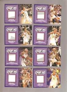 diana taurasi,cappie pondexter,2008 wnba champions relics set 8.,6 are 2-color - Picture 1 of 2