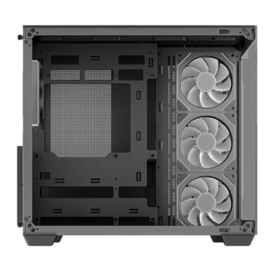 DeepCool CG530 4F ATX Case, Tempered Glass,4 Pre-Instaled Fans, USB3.0×2、Gen2 Ty - Image 1 of 1