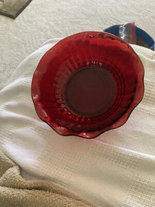 Vintage Cranberry Serviergeschirr sehr dekorativ - Bild 1 von 3