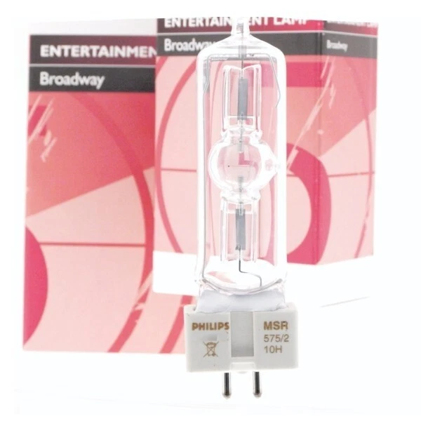 Philips Brand MSR 575/2 10H Metal Halide Lamp New Stage Lighting Lamp Bulb - Image 1 of 1