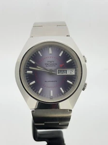 RELOJ TECHNOS AUTOMATIC VINTAGE ALARMDATE 10693 - Imagen 1 de 9
