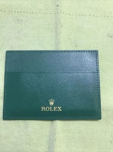Auténtico Tarjetero Rolex Verde;Cartera.Ventana Grande 2015-18 Versión Accesorios - Imagen 1 de 5