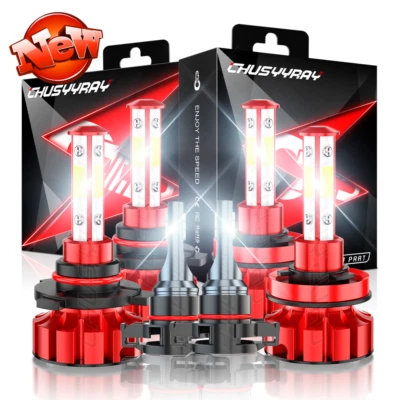 Комбинированные 6 светодиодных противотуманных фар дальнего и низкого уровня для Subaru XV Crosstrek 2013-2014 годов выпуска - Изображение 1 из 4