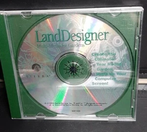 Land Designer Multi-Media For Gardens CD-ROM Green Thumb Software 1994 CD ONLY - Picture 1 of 1