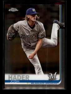 2019 Topps Chrome #24 Josh Hader Milwaukee Brewers - Picture 1 of 2