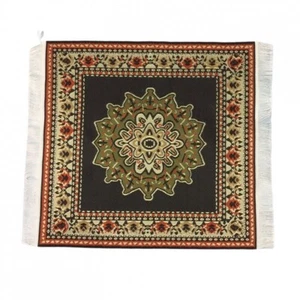 Dolls House Rug Large Square Patterned Flooring JASPERS Miniature 1:12th Scale - Picture 1 of 8