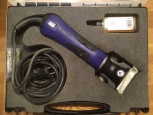 Lister CUTLI Pferdeschermaschine Blau Pferde Schermaschine incl. 2 Scherköpfe - Bild 1 von 3
