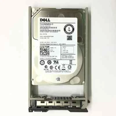 Dell 1TB 7.2K 2.5" 6G SATA WF12F 0WF12F ST91000640NS HDD Hard Drive w/ Tray - Image 1 of 4