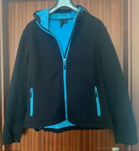 Fleece Jacke schwarz CRANE gefüttert Grösse L 44/46 - Bild 1 von 2