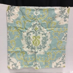 Pottery Barn Joyce Ikat Decorative Sofa Chair Throw Pillow COVER 24" Teal Green - Picture 1 of 5