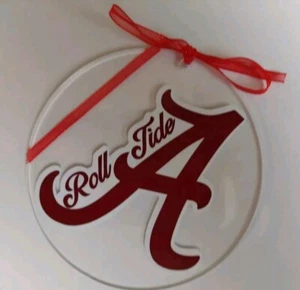 Alabama Crimson Tide Ornament klar rund - Bild 1 von 3