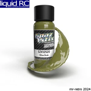 Spaz Stix 12520 Olive Drab Airbrush Ready Paint 2oz Bottle - Picture 1 of 2
