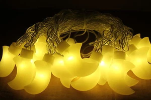 20 LED Moon Crescent Moon Nursery Baby Decor, Fairy String Wall decor, Baby - Picture 1 of 8