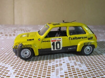753Z Solido Trasformato 10 R5 Alpine #10 Mille Piste 1977 Fréquelin Giallo 1:43 - Immagine 1 di 4