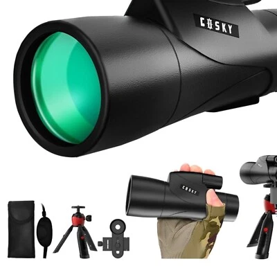 Ultimate 15x55 Monocular with Long Eye Relief & Shockproof Design for Travelers - Image 1 of 4