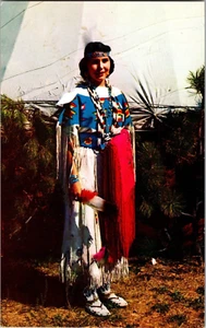Vtg Postcard, Indian Maiden, Pawnee Tribe - Picture 1 of 2