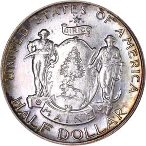 1920 Maine Commem Half Dollar Great Deals From The Executive Coin Company - Picture 1 of 2