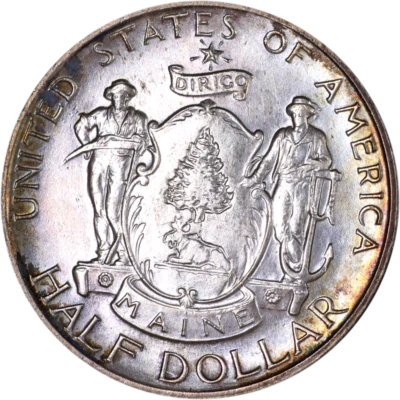 1920 Maine Commem Half Dollar Great Deals From The Executive Coin Company - Image 1 of 2