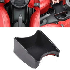 Car Handbrake Front Console Storage Box Organizer For 2011-2015 Fiat 500 Black - Picture 1 of 8