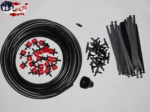 50Ft DIY Micro Drip Irrigation System, 18 Plant, Self Watering garden Hose Kits - Foto 1 di 5