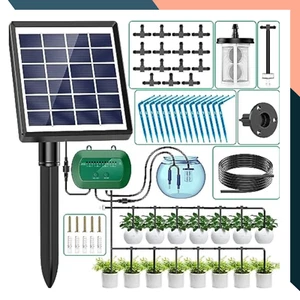 Solar Tropfbewässerungsset - Automatisches Bewässerungssystem für Garten & Töpfe - Bild 1 von 7