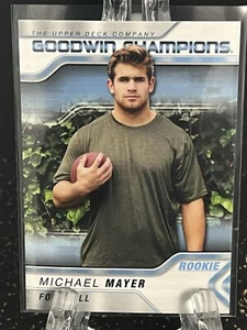 MICHAEL MAYER----2023 CUBIERTA SUPERIOR GOODWIN CHAMPIONS----NOVATO----RAIDERS - Imagen 1 de 2