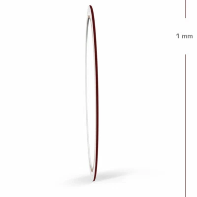 Zierstreifen 1mm 10 Meter Weinrot Dunkelrot Matt RAL 3004 Auto Boot Motorrad - Bild 1 von 4