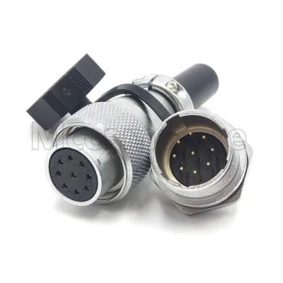 WEIPU WS20 9 Pin Circular Micro Connector Plug Socket,Aviation Cable Connector - Image 1 of 4